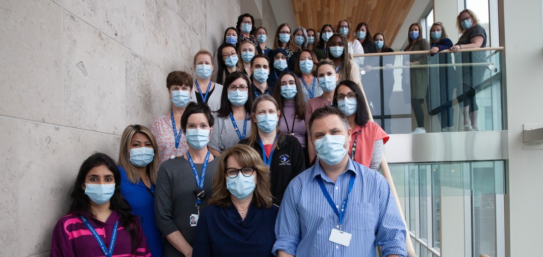Group photo of The Ottawa Hospital’s Oncology Clinical Trials Office team members
